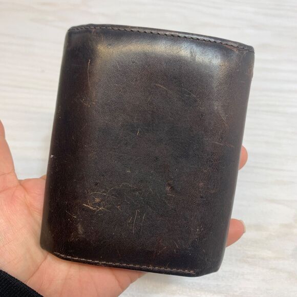 Carhartt Mens Brown Leather Trifold Wallet - Picture 2 of 8